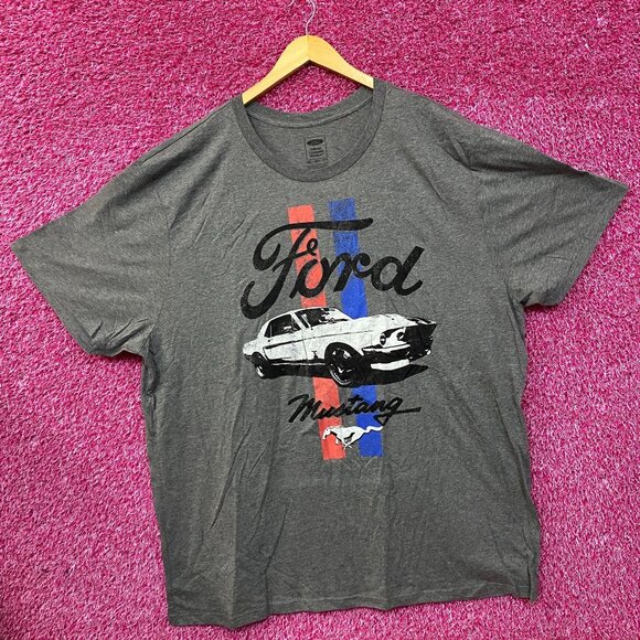 Ford Mustang Car graphic Design T-Shirt 5XL - Picture 3 of 4